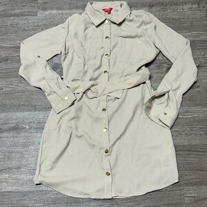 Guess Gray Shirt with Gold Accent